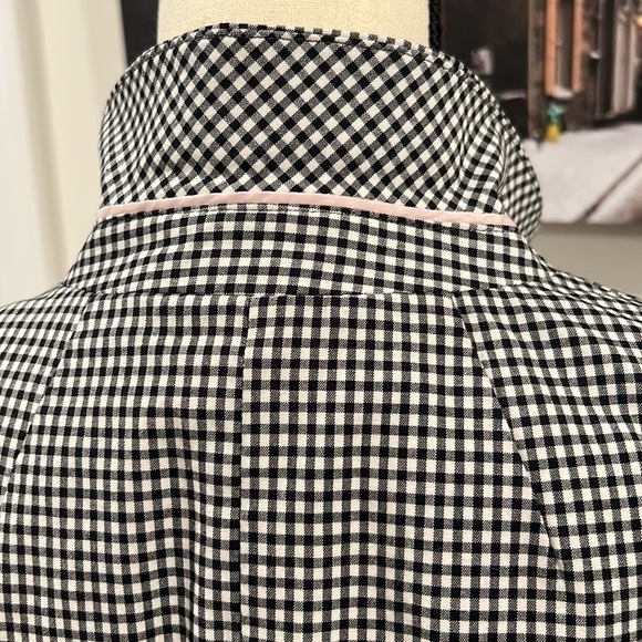 Talbots Gingham Patterned One Button Blazer - Picture 7 of 10